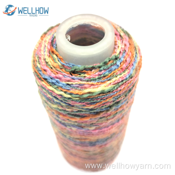 1/5.6NM 50%Polyester 50%Recycle Polyester Slub Yarn